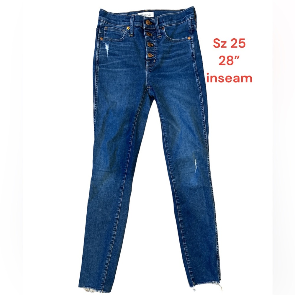 Madewell Women’s 10” High Rise Skinny Sz 25‎